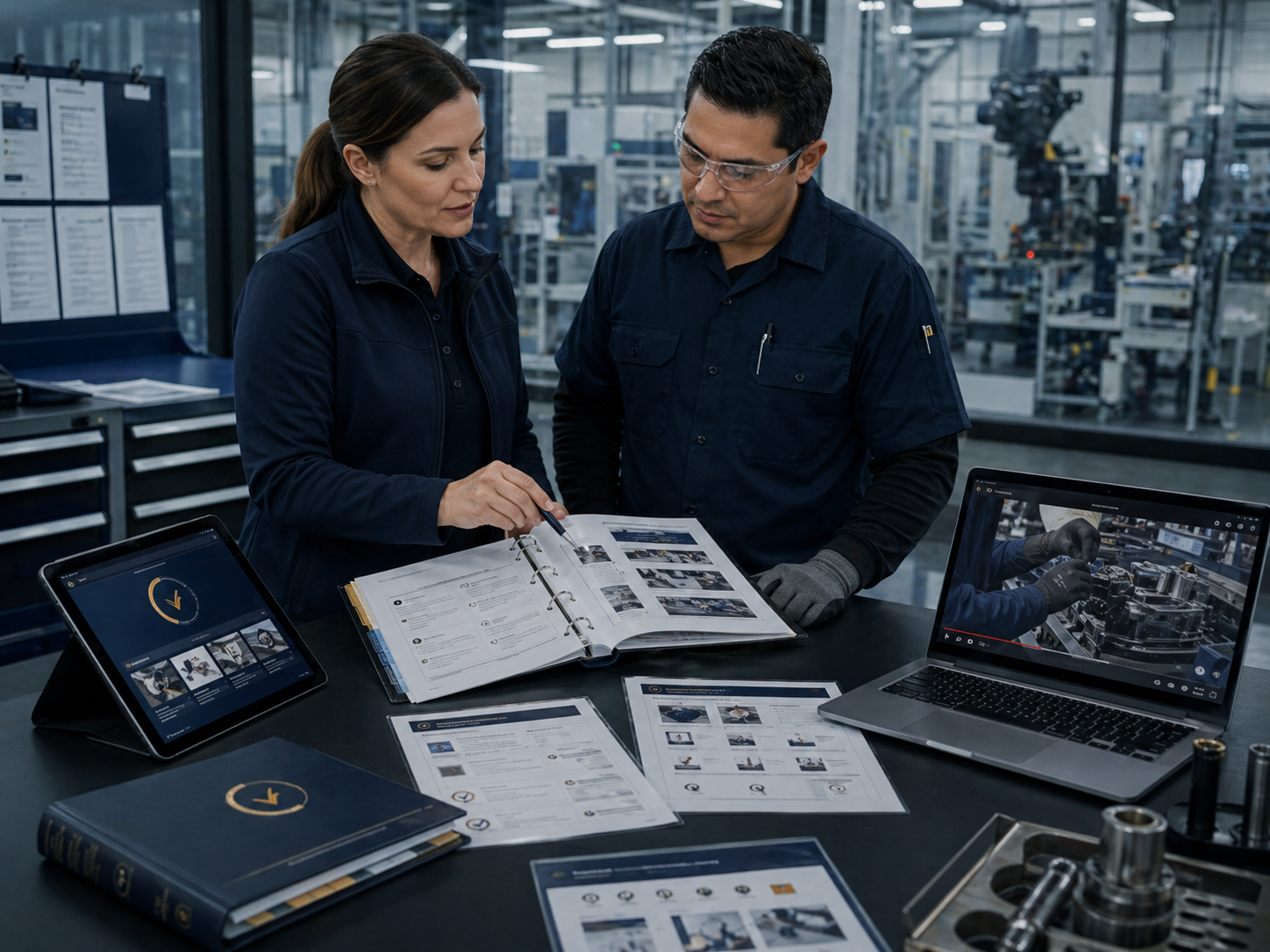 SOPs, work instructions, job aids, trainee guide, and trainer manual